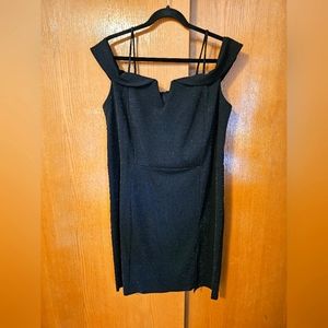 Sparkly black bodycon dress